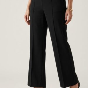 Black Wide-Leg Trouser